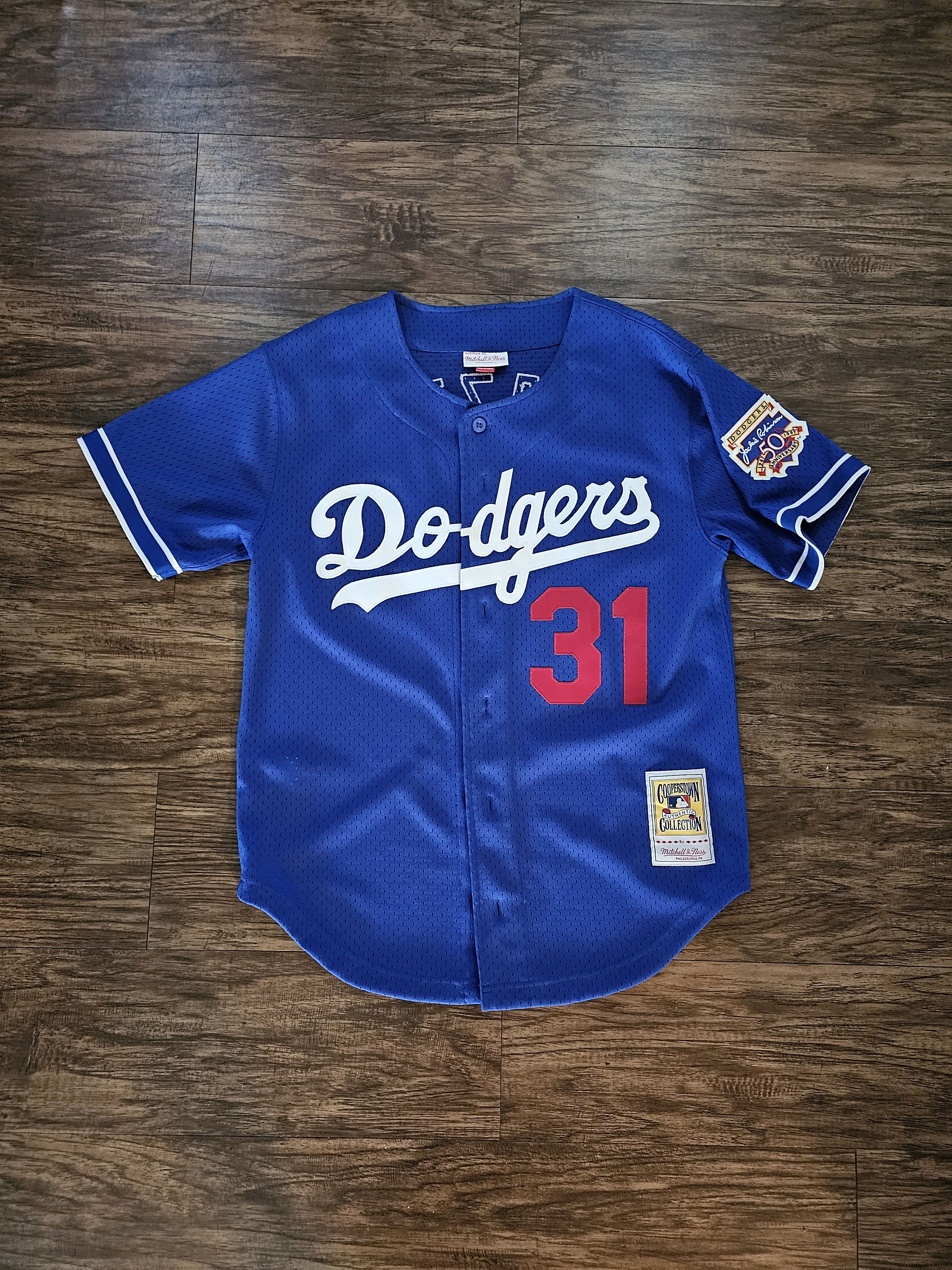 Mitchell & Ness Dodgers Piazza Jersey