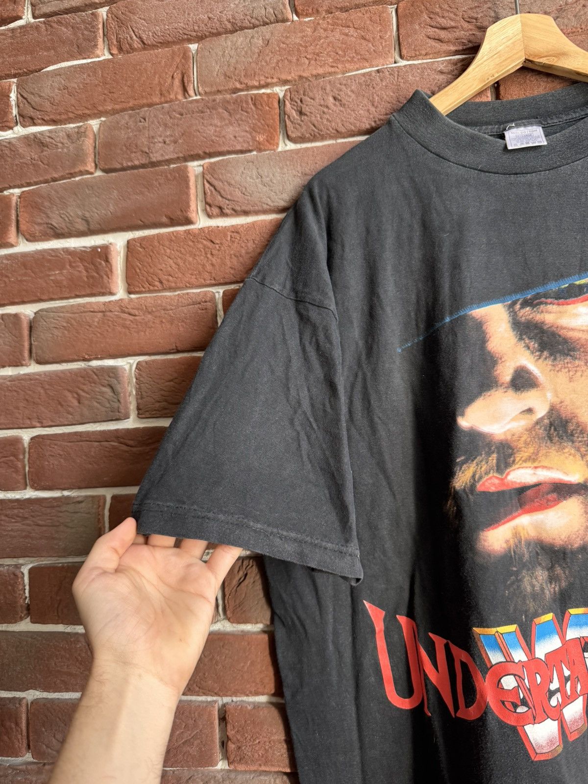 Vintage Vintage The Undertaker t shirt 1993 WWF 90s WWE wrestling L Size US XL / EU 56 / 4 - 7 Thumbnail