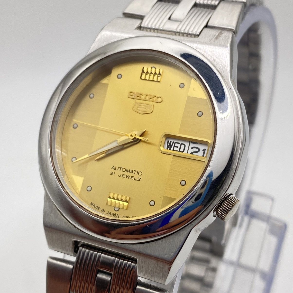Seiko Seiko 5 Automatic 7S26 Vintage Wristwatch Size 34 - 7 Thumbnail