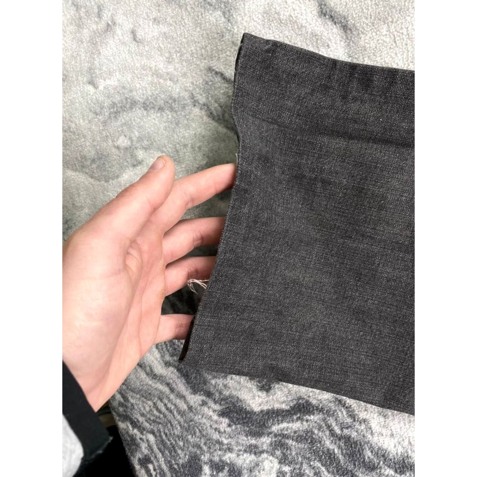 Yves Saint Laurent VINTAGE Saint Laurent Jeans Men 36x34 Black Logo 5-Pocket Denim Straight Baggy YSL Size 36 Mens Size US 36 / EU 52 - 3 Thumbnail