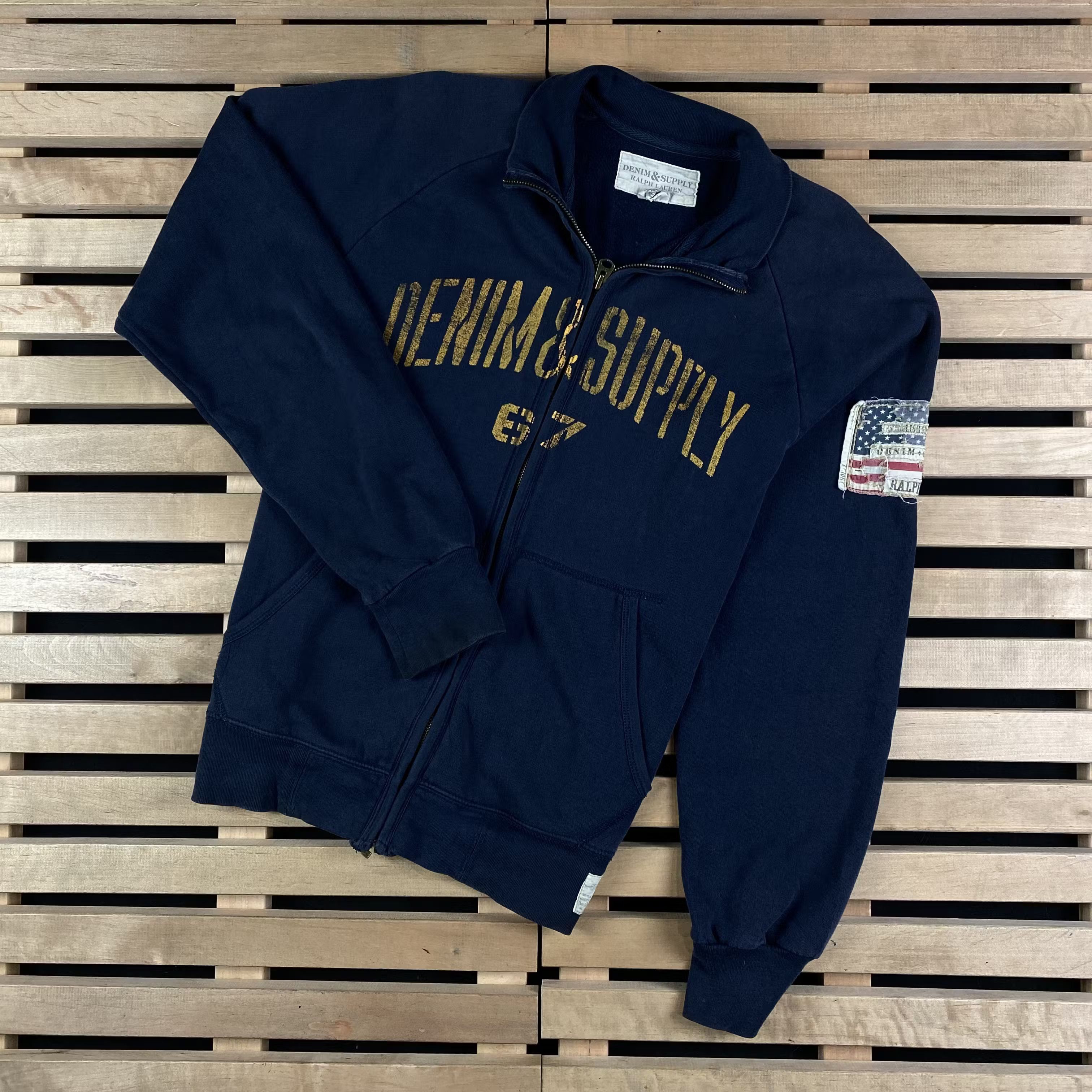 Denim & Supply Ralph Lauren × Ralph Lauren × Vintage Mens Sweatshirt Denim Supply Ralph Lauren Vintage Size S Size US S / EU 44-46 / 1 - 1 Thumbnail