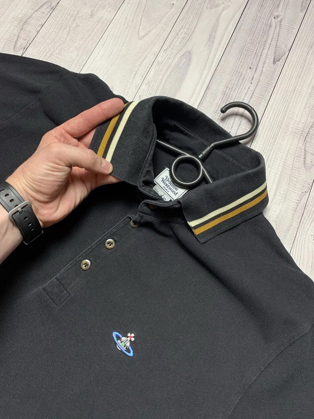 Vivienne Westwood Polo Vivienne Westwood black shirt size L/XL Size US XL / EU 56 / 4 - 4 Thumbnail