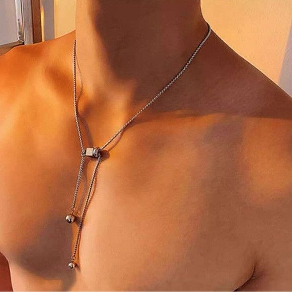 Other Men Stainless Steel Hip Hop Necklace Size ONE SIZE - 2 Thumbnail