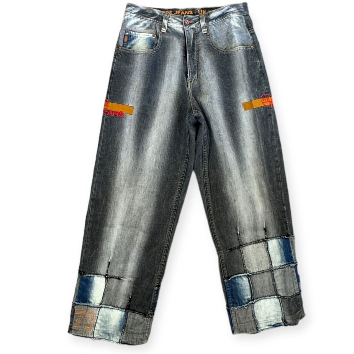 Pepe Jeans × Vintage Rare distressed patchwork amazing up jeans Size US 32 / EU 48 - 1 Thumbnail