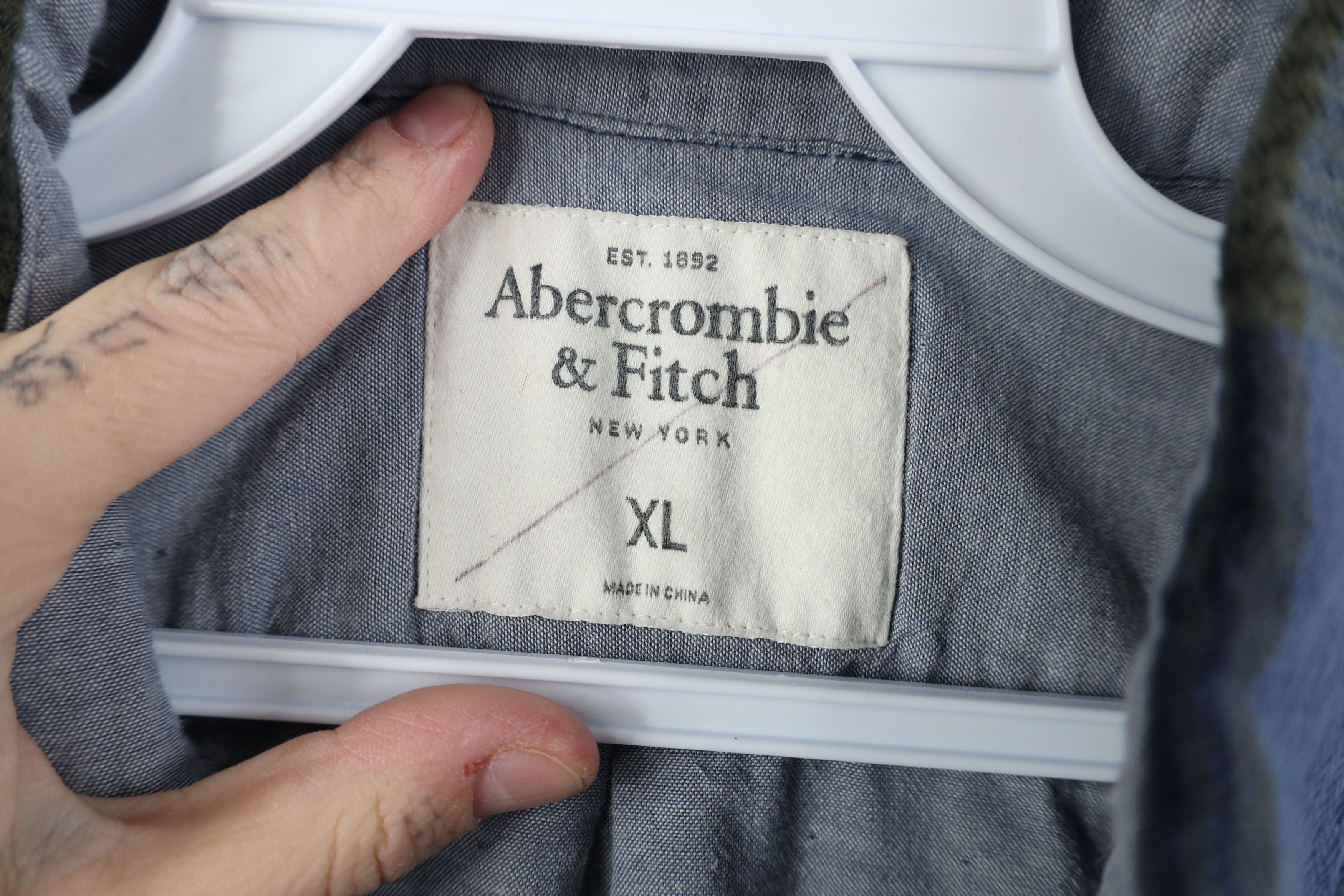 Abercrombie & Fitch Vintage Y2K Abercrombie & Fitch Flannel Button Shirt Plaid Size US XL / EU 56 / 4 - 11 Thumbnail