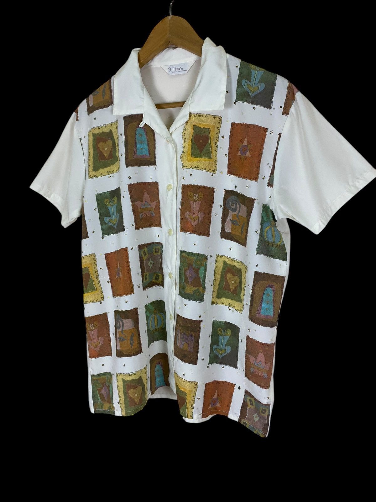 Japanese Brand Japanese St Elmo Frame Diagram Inspired By Picasso Shirt Size US M / EU 48-50 / 2 - 5 Thumbnail