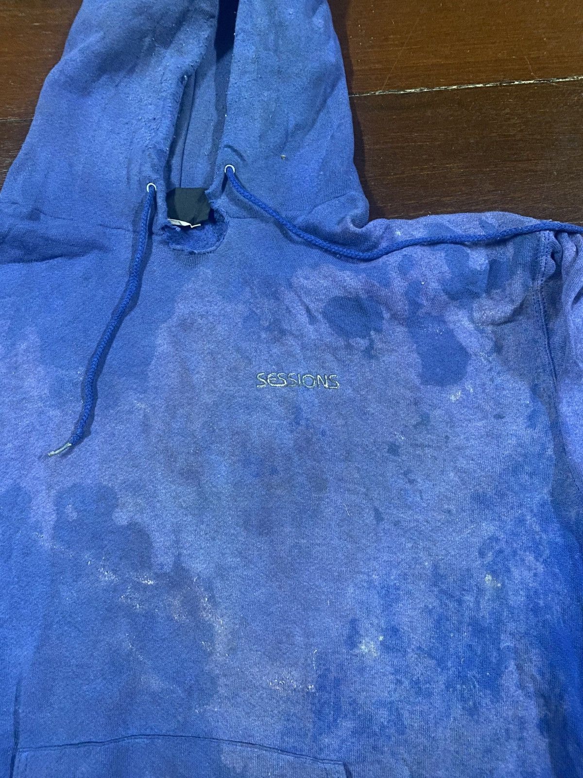 Hook-Ups Vintage seesions skates hoodie distressed faded trashed Size US M / EU 48-50 / 2 - 4 Thumbnail