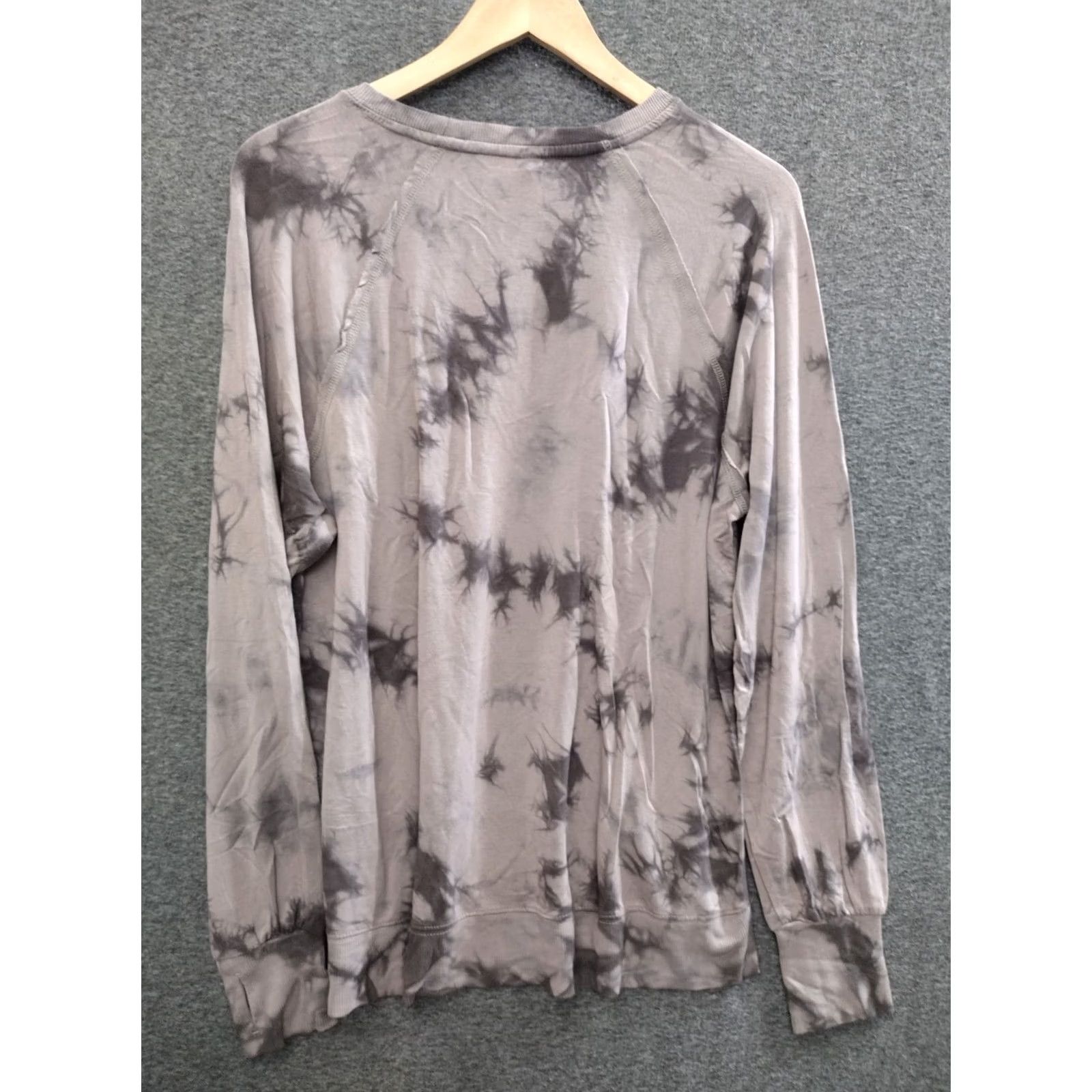 Vintage JoyLab Women's Pullover Sweatshirt Shirt Raglan Long Sleeve Iron Overdye Heathered Crew Neck Easy Care Thumb Holes XS S? Size S / US 4 / IT 40 - 2 Thumbnail