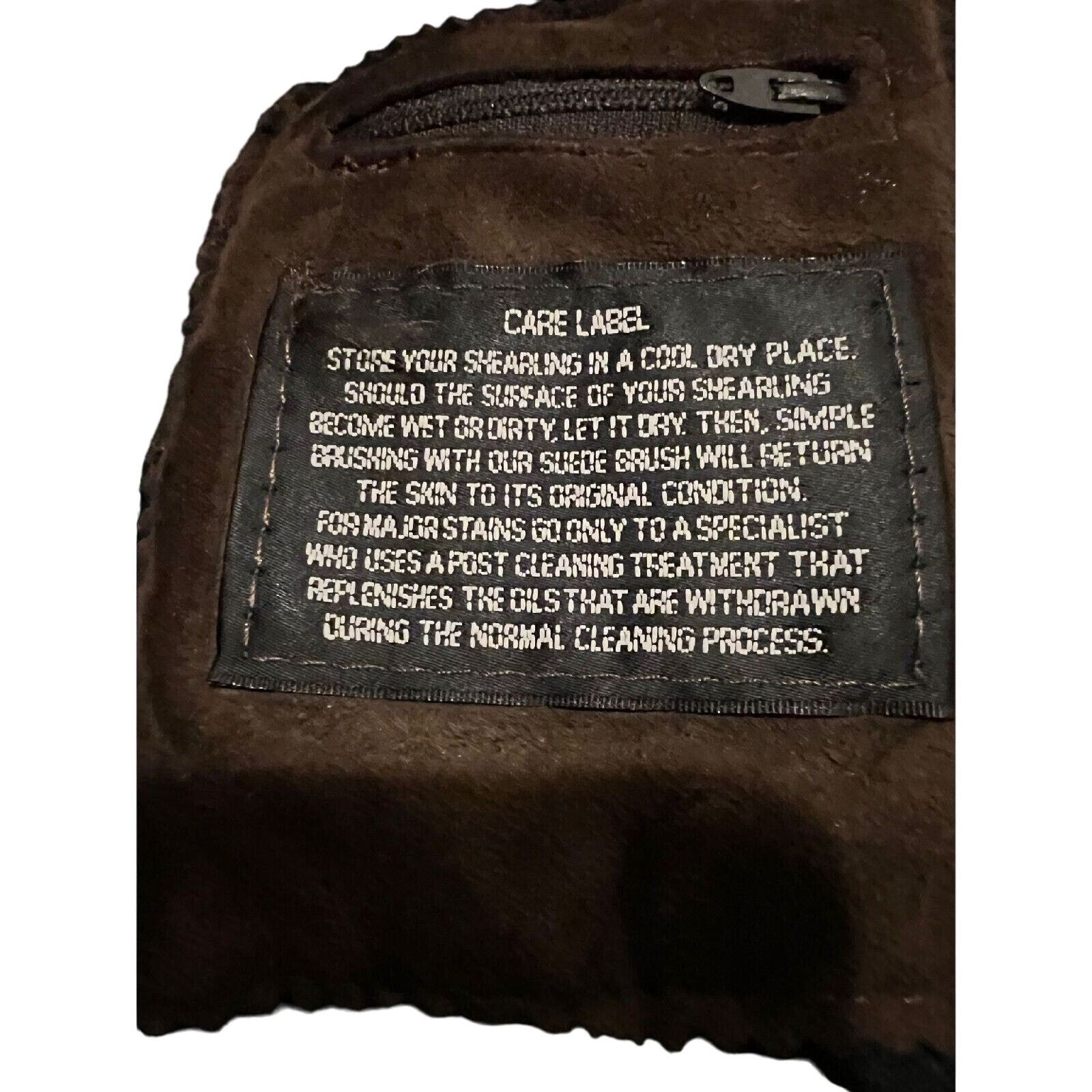 Other Womans Shearling Brown Leather Jacket Vintage USA SIZE S Size S / US 4 / IT 40 - 5 Thumbnail