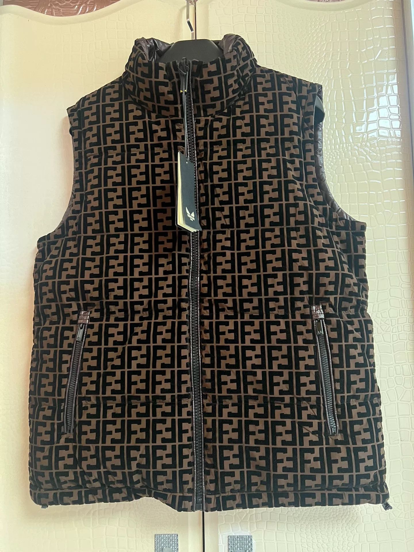 Fendi FENDI LOR Reversible FF Logo Down Vest Size US M / EU 48-50 / 2 - 1 Thumbnail