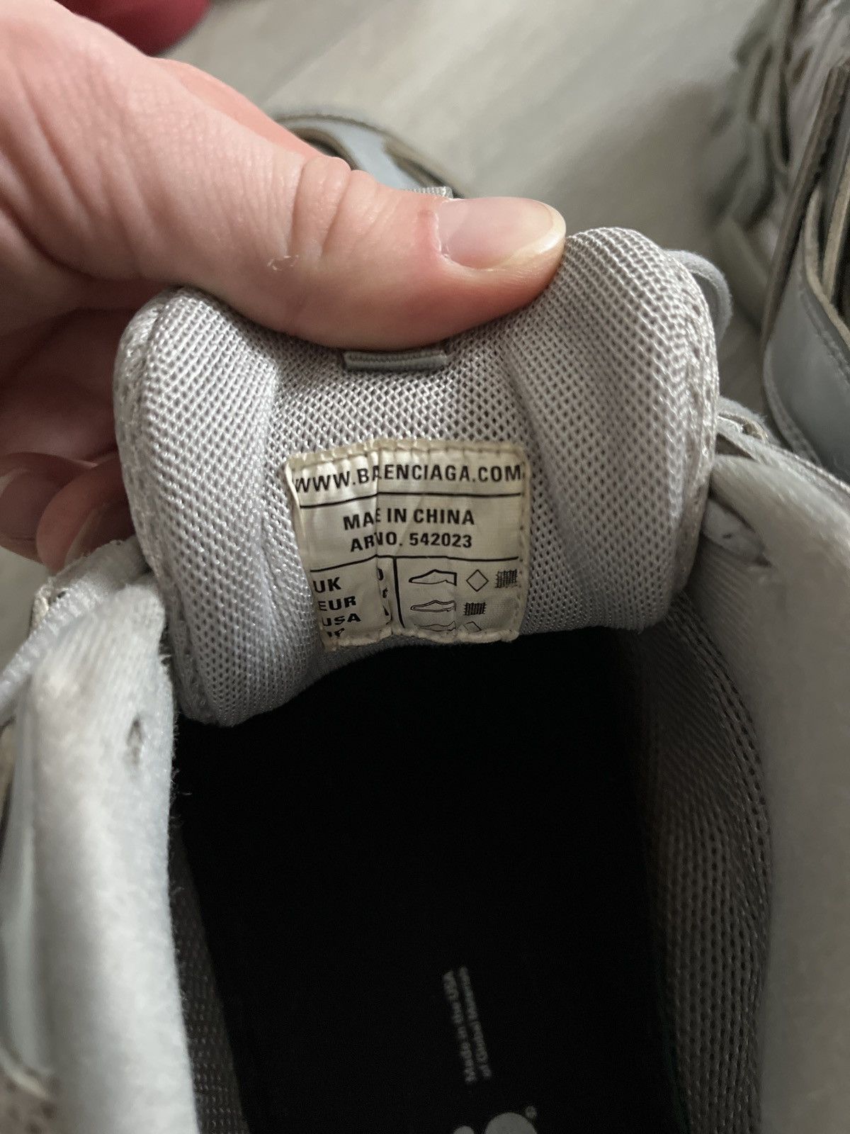 Balenciaga Balenciaga Track Silver 44 Size US 11 / EU 44 - 1 Thumbnail
