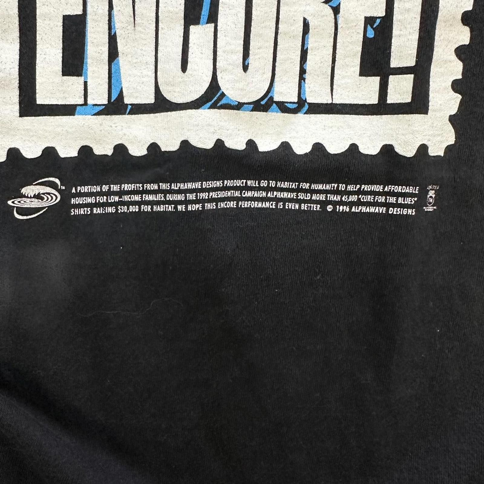 Vintage 1996 Bill Clinton Encore Band Tee Size US XL / EU 56 / 4 - 2 Thumbnail