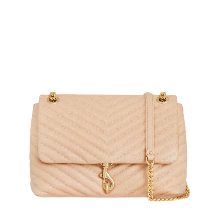 Rebecca Minkoff Edie Flap Shoulder Bag In Nude Grailed