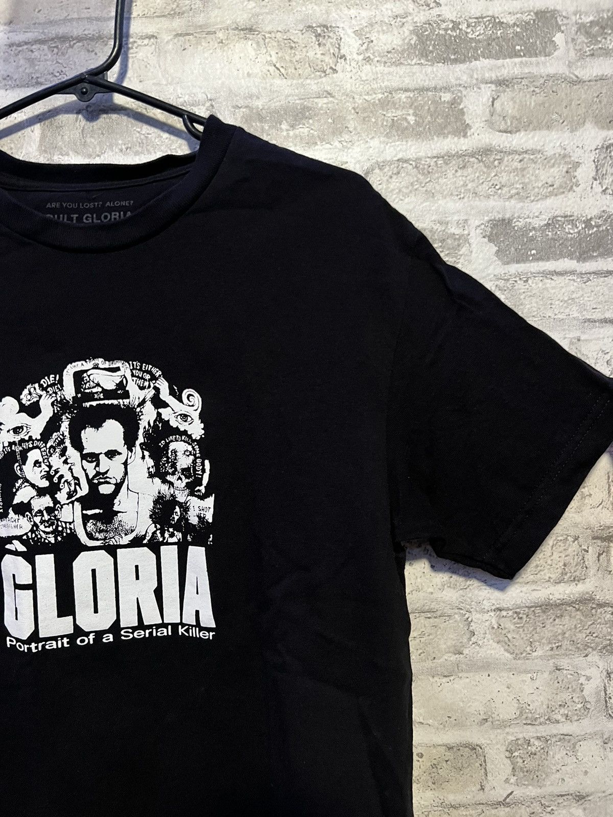 Foulplay Company CULT GLORIA - SERIAL KILLER T- SHIRT (BLACK) MEDIUM Size US M / EU 48-50 / 2 - 6 Thumbnail