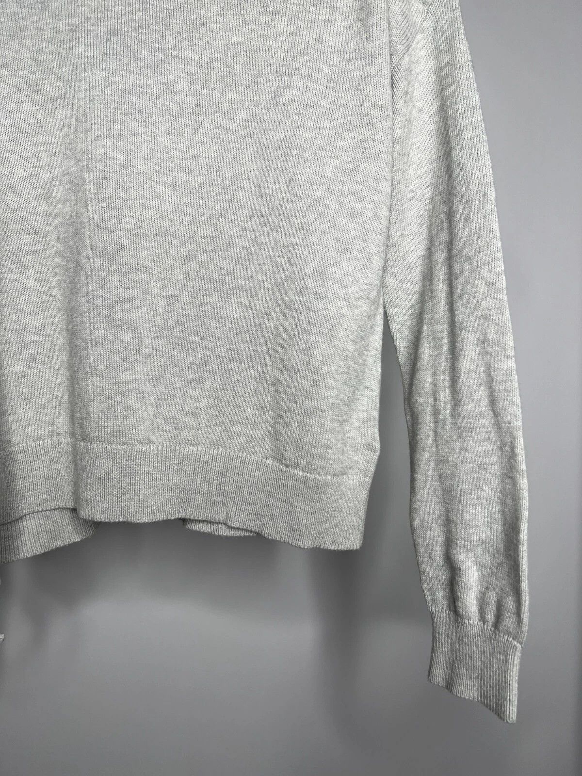 Allsaints ALLSAINTS Women's Light Gray Revo Lace Jumper Knit Size M / US 6-8 / IT 42-44 - 8 Thumbnail