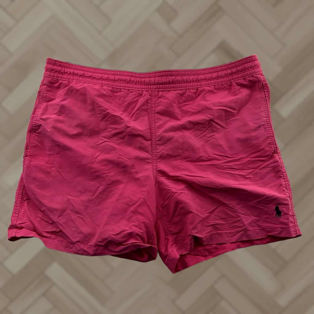 Polo Ralph Lauren Polo Ralph Lauren Mens M Pink Lined Swim Trunks Men Size US M / EU 48-50 / 2 - 1 Thumbnail