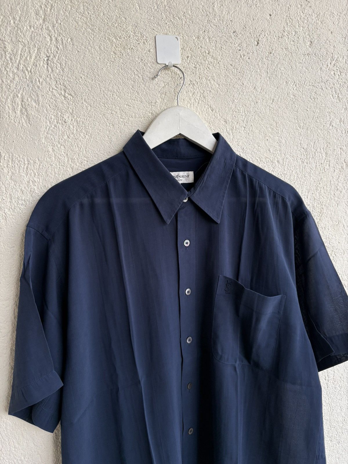 Yves Saint Laurent 90s Vintage Yves Saint laurent sifon shirt Size US XL / EU 56 / 4 - 2 Thumbnail