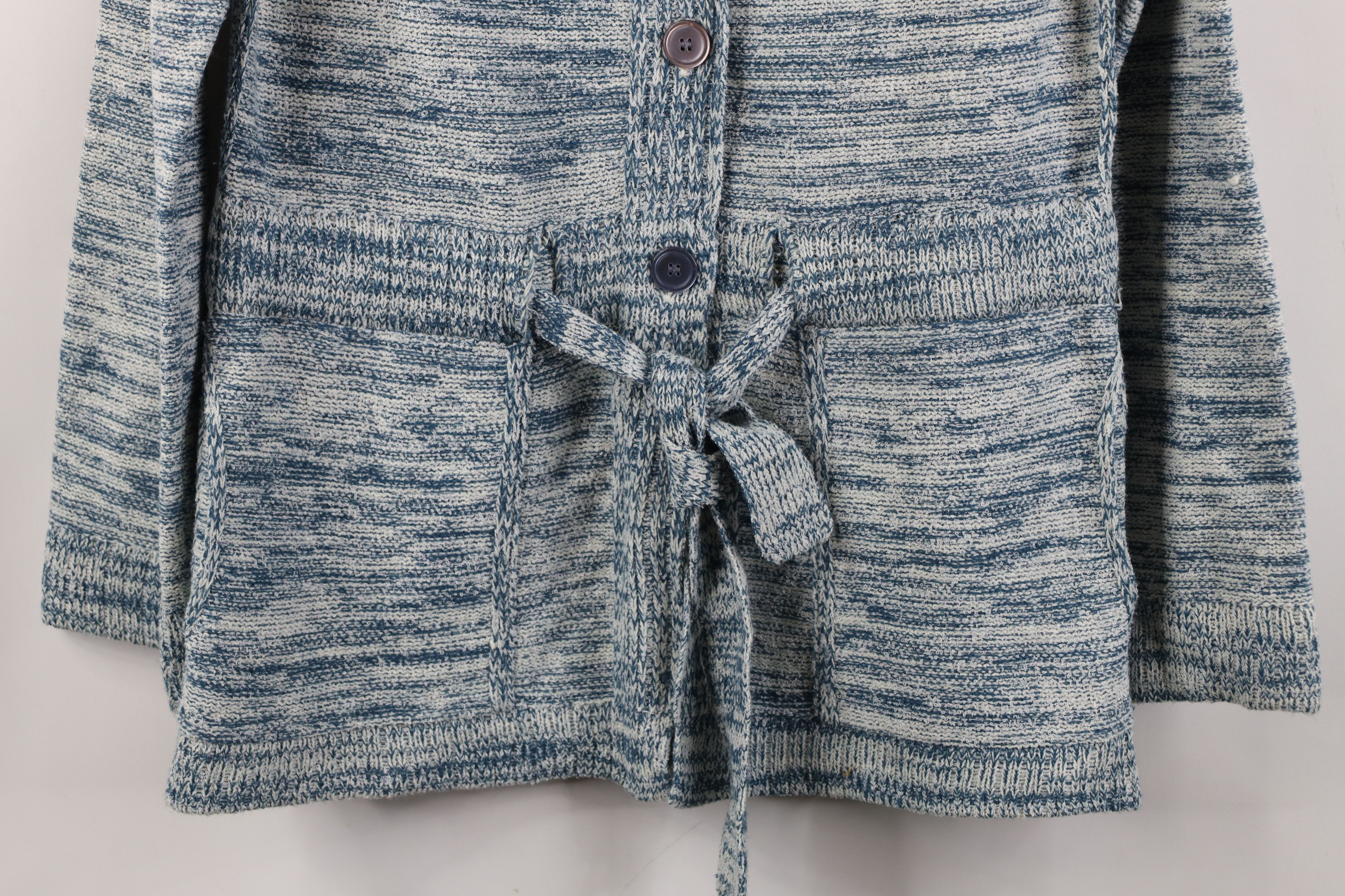 Vintage Vintage 60s 70s Boho Chic Hippie Knit Cardigan Sweater Size L / US 10 / IT 46 - 3 Thumbnail