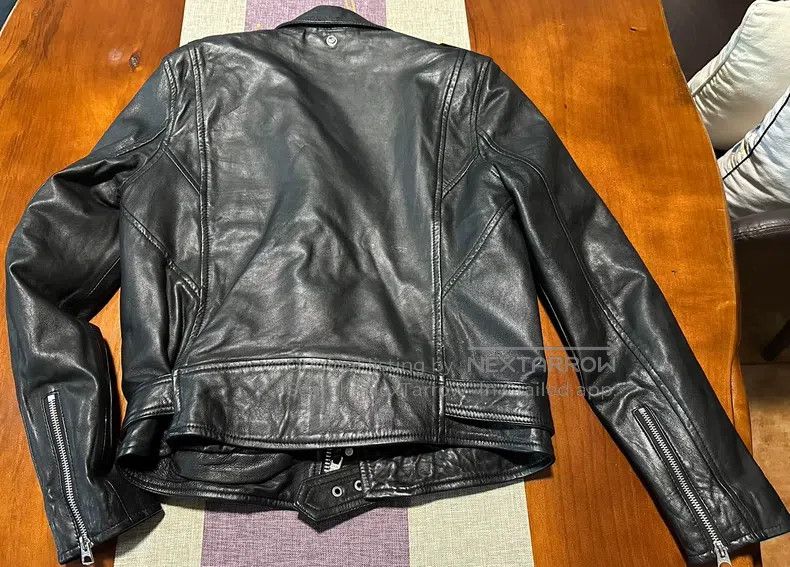 Schott Schott Sheepskin cotton biker jacket Size M / US 6-8 / IT 42-44 - 3 Thumbnail