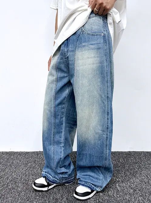 Jean American high street banana casual machete jeans Size US 32 / EU 48 - 7 Thumbnail