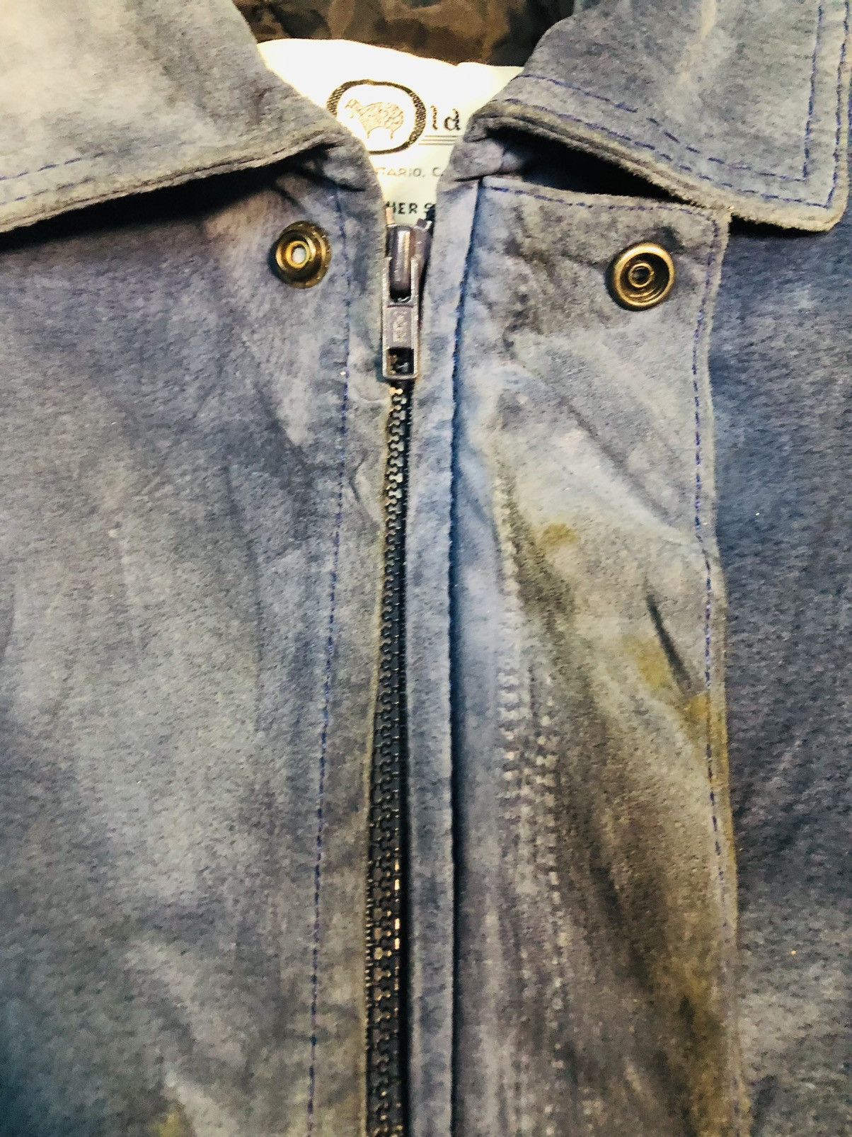 Vintage The Old Mill Leather Jacket (6) Size US L / EU 52-54 / 3 - 9 Thumbnail
