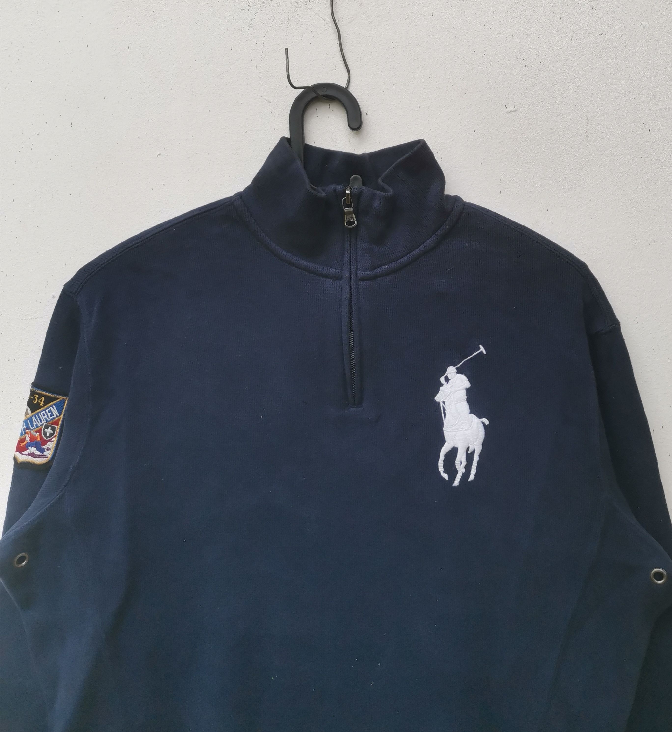Polo Ralph Lauren Rare Polo by Ralph Lauren sweatshirt half zipper Size US M / EU 48-50 / 2 - 2 Thumbnail