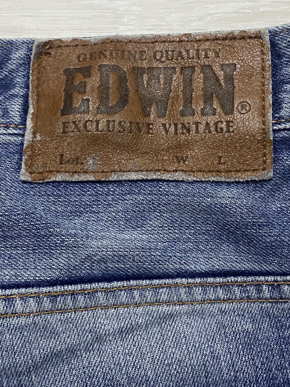 Edwin Edwin Exclusive Vintage Blue wash Distressed Loose Jeans Size US 32 / EU 48 - 9 Thumbnail