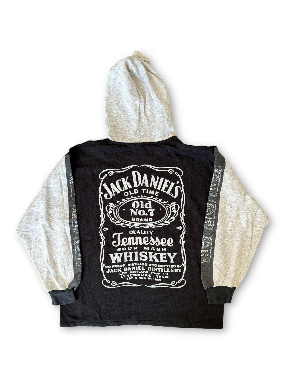 Vintage *RARE* VINTAGE 1990s JACK DANIELS WHISKEY HOODIE EMPIRE Size US XL / EU 56 / 4 - 2 Thumbnail
