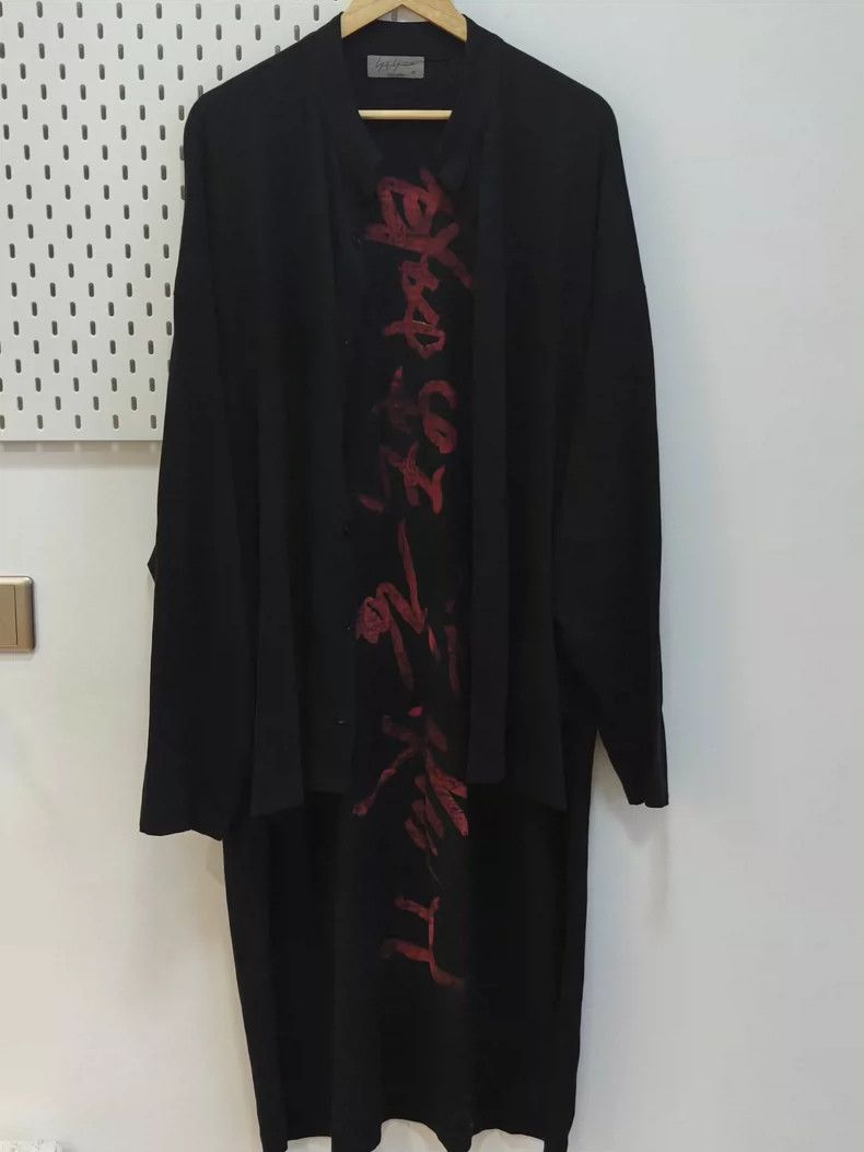 Yohji Yamamoto Yohji Yamamoto 19SS Blood Ginseng Front Short Back Long Ele Size US L / EU 52-54 / 3 - 3 Thumbnail