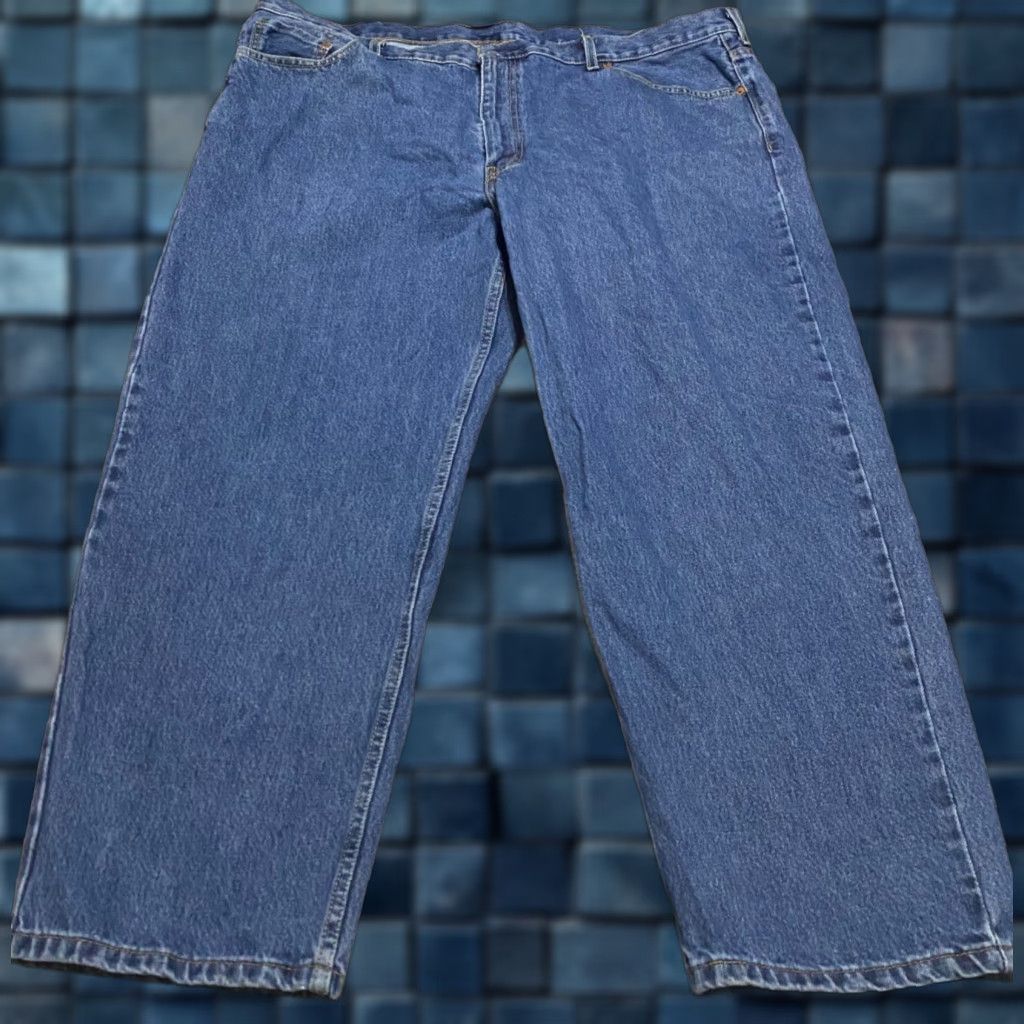 Levi's Levi's 550 Jeans Mens 48x30 Blue Denim Straight Leg Medium Wash Relaxed Fit Jeans 550 Mens Levi's Straight 550 Blue Denim Regular 5-Pocket Mens Size US 32 / EU 48 - 1 Thumbnail