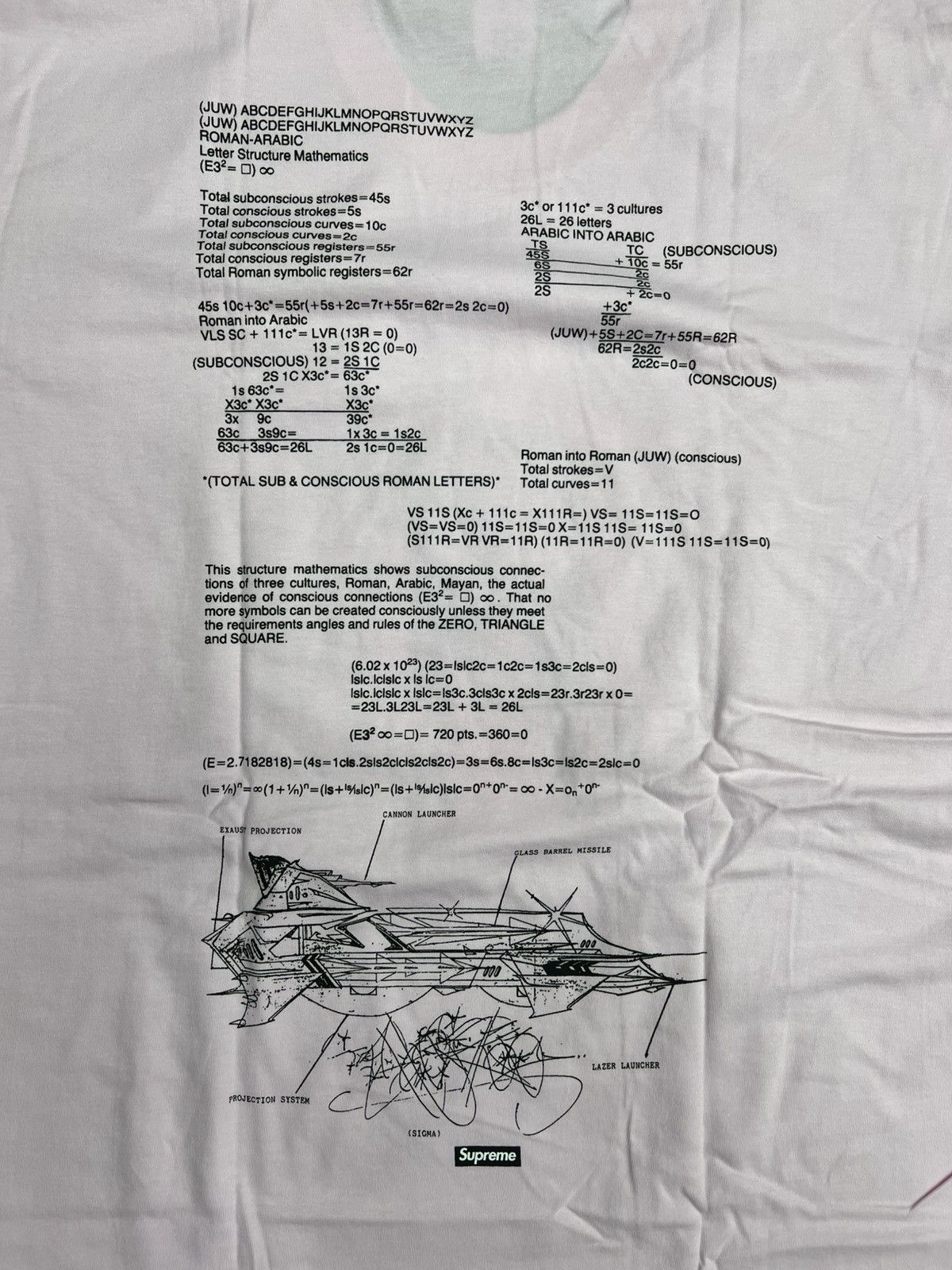 Supreme Supreme Rammellzee T-Shirt Size US XL / EU 56 / 4 - 5 Thumbnail