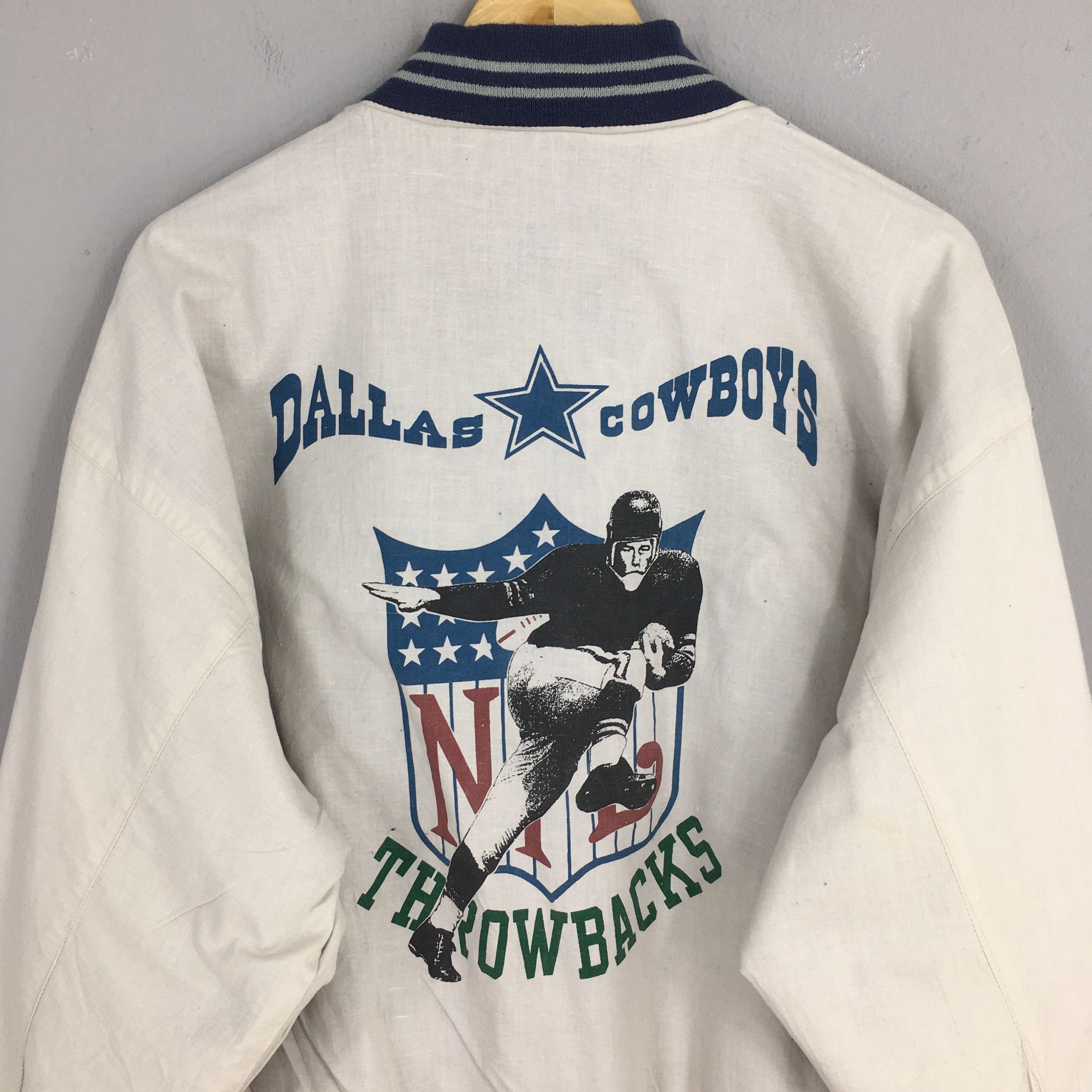 NFL Vintage 90s Dallas Cowboys NFL Varsity Jacket Medium Size US M / EU 48-50 / 2 - 15 Thumbnail
