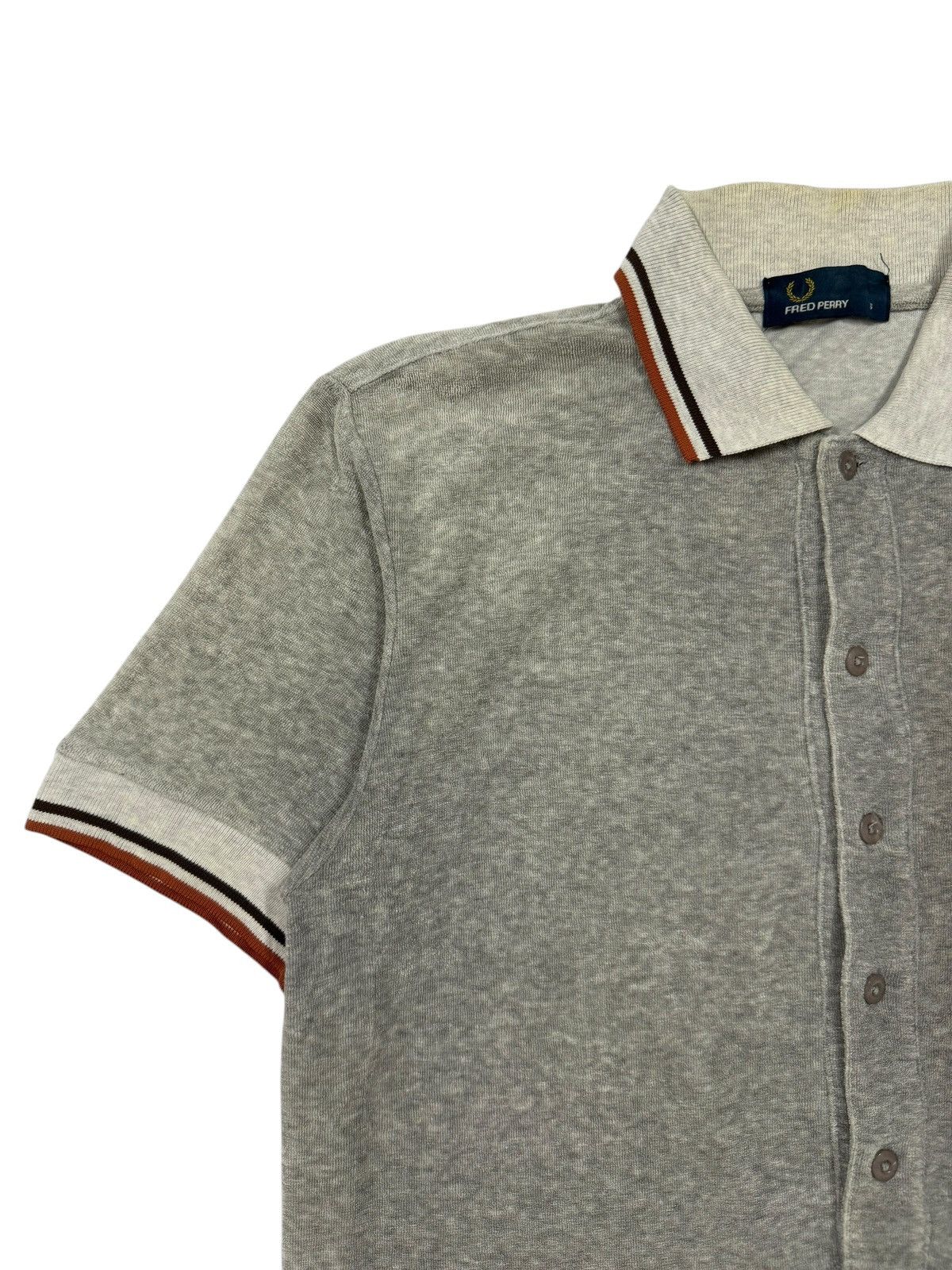 Fred Perry Fred Perry Terry Cloth Button Ups Long Polo Tee Size S / US 4 / IT 40 - 5 Thumbnail