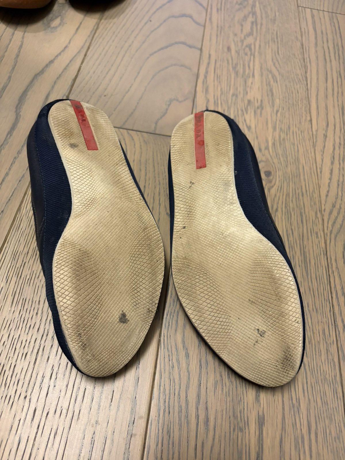 Prada Prada sport ruched leather slip on or loafer Size US 7 / EU 40 - 7 Thumbnail
