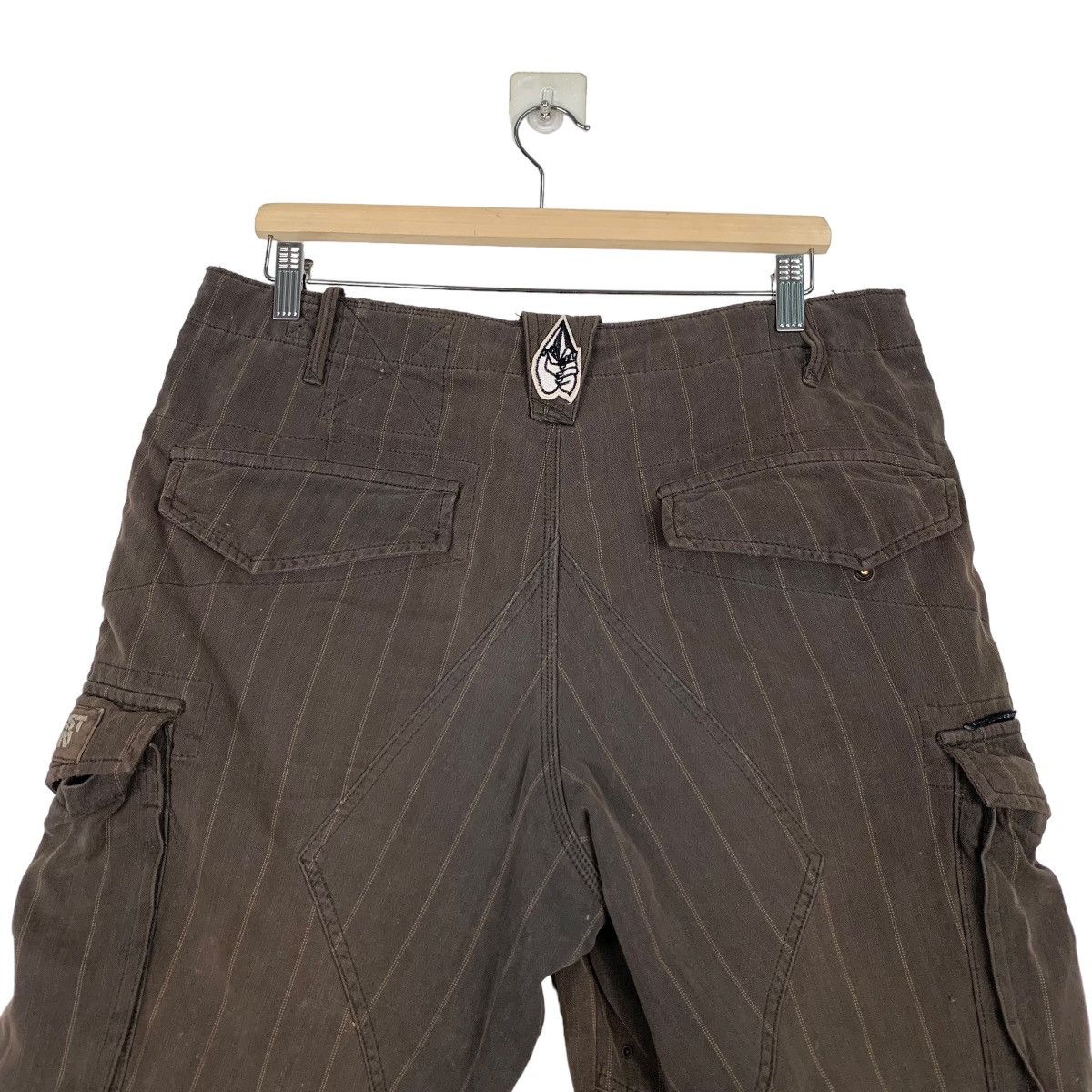 Volcom Volcom Stone Striped Sun Faded Cargo Short Pant #0982-C44 Size US 32 / EU 48 - 8 Thumbnail