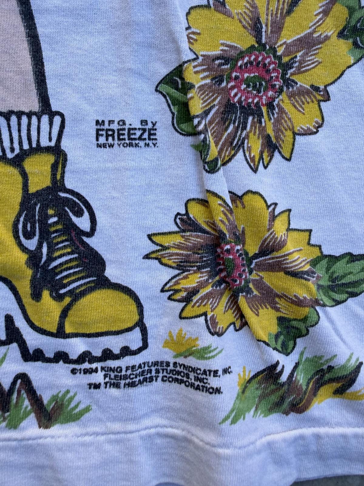 Tultex Vintage 1994 Betty Boop “100% Home Grown” All Over Print Tee Size US L / EU 52-54 / 3 - 5 Thumbnail