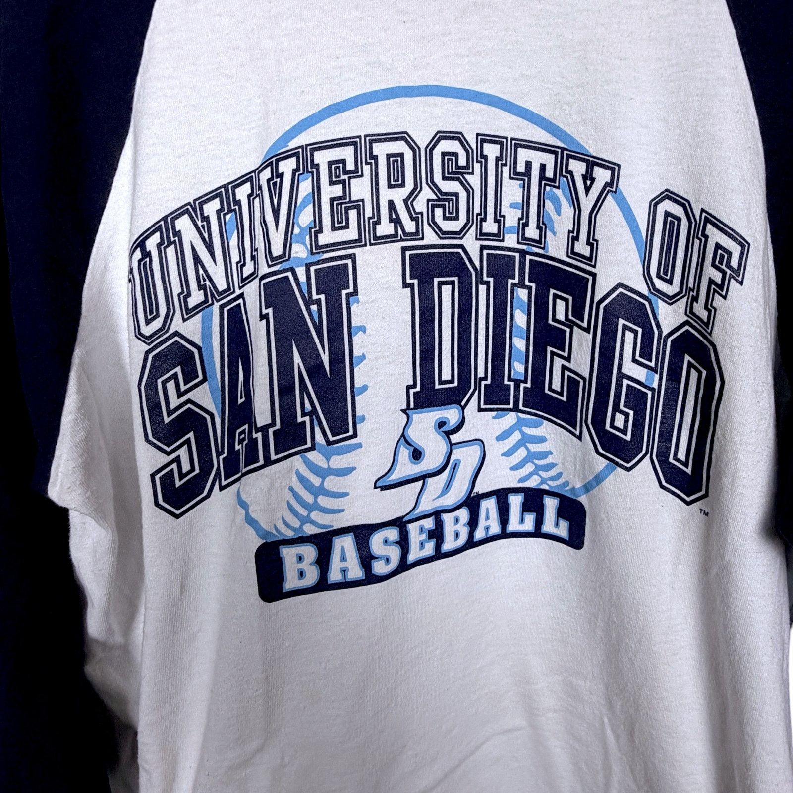 Other Y2k University of San Diego USD XL Raglan 3/4 T-Shirt Size US XL / EU 56 / 4 - 2 Thumbnail