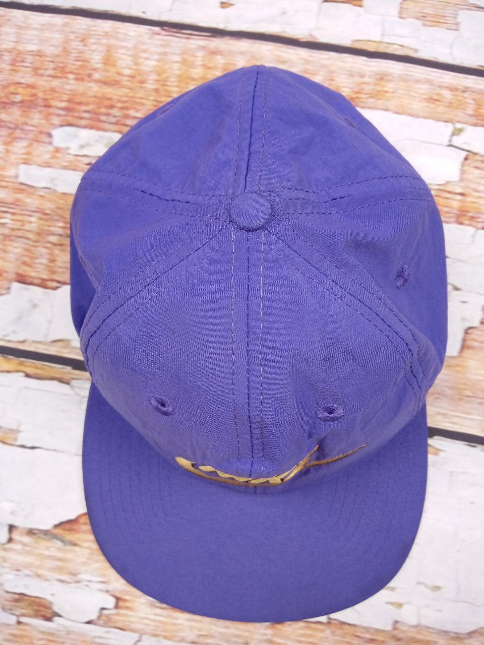 Nike Rare 90s Vintage Nike Nylon Purple Snapback Hat Cap Size ONE SIZE - 3 Thumbnail