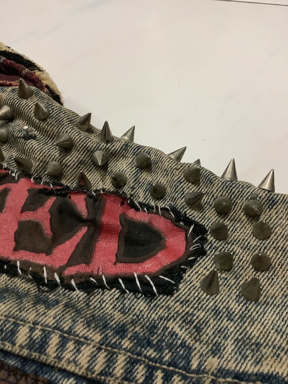 Designer × Vintage VINTAGE 90s THE EXPLOITED BATTLE JACKET CUSTOM Size US L / EU 52-54 / 3 - 21 Thumbnail