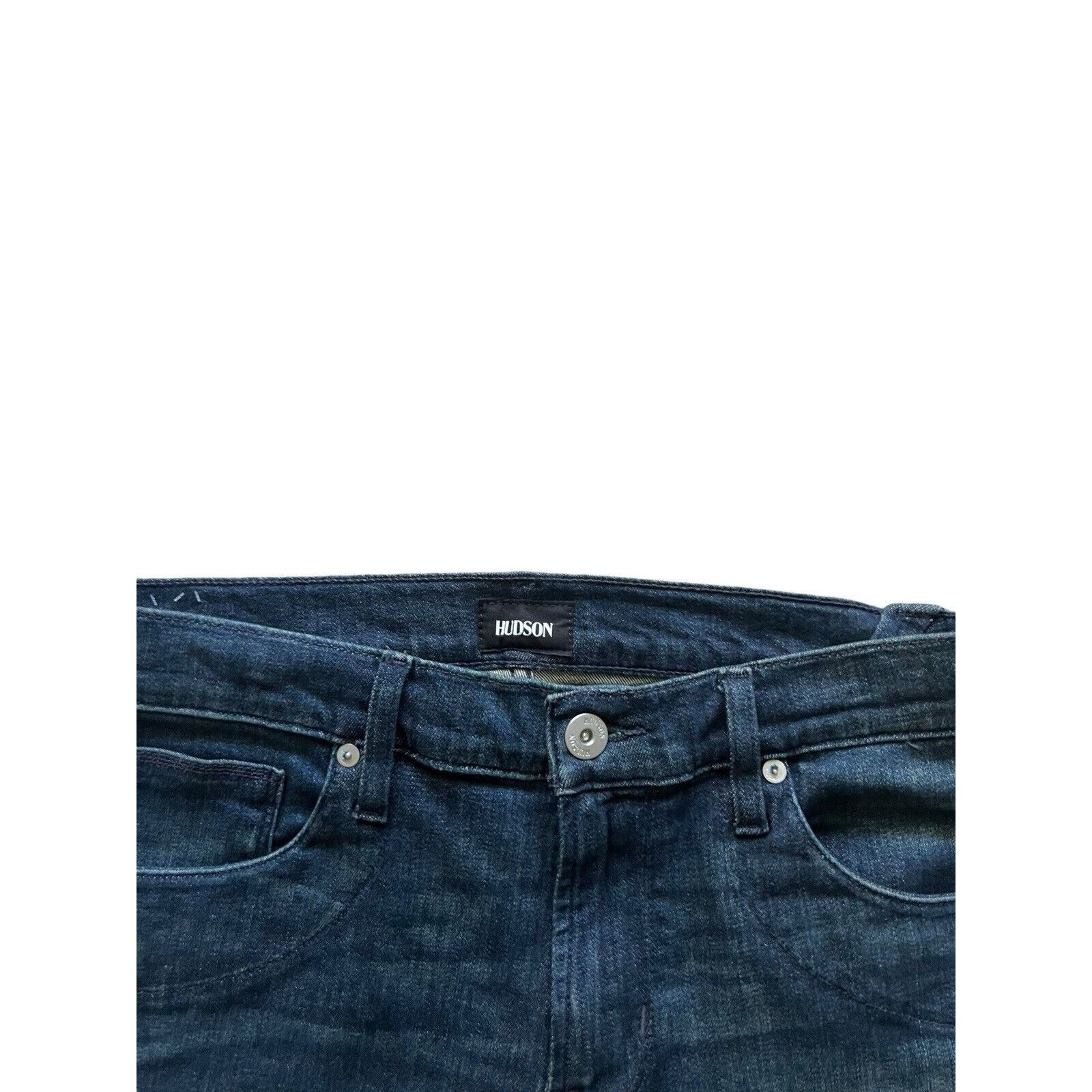 Hudson Hudson Jeans Ethan Biker Skinny Men's Dark Blue Size 33/32 Size US 33 - 4 Thumbnail