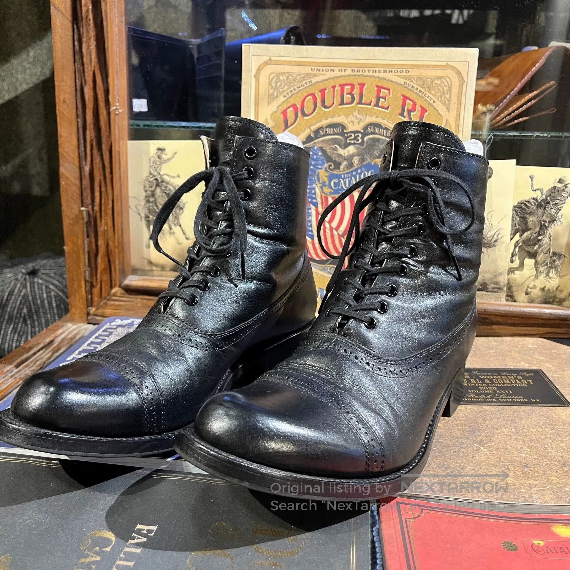Julius japanese limited edition stylish black boots. Size US 9.5 / EU 42-43 - 4 Thumbnail