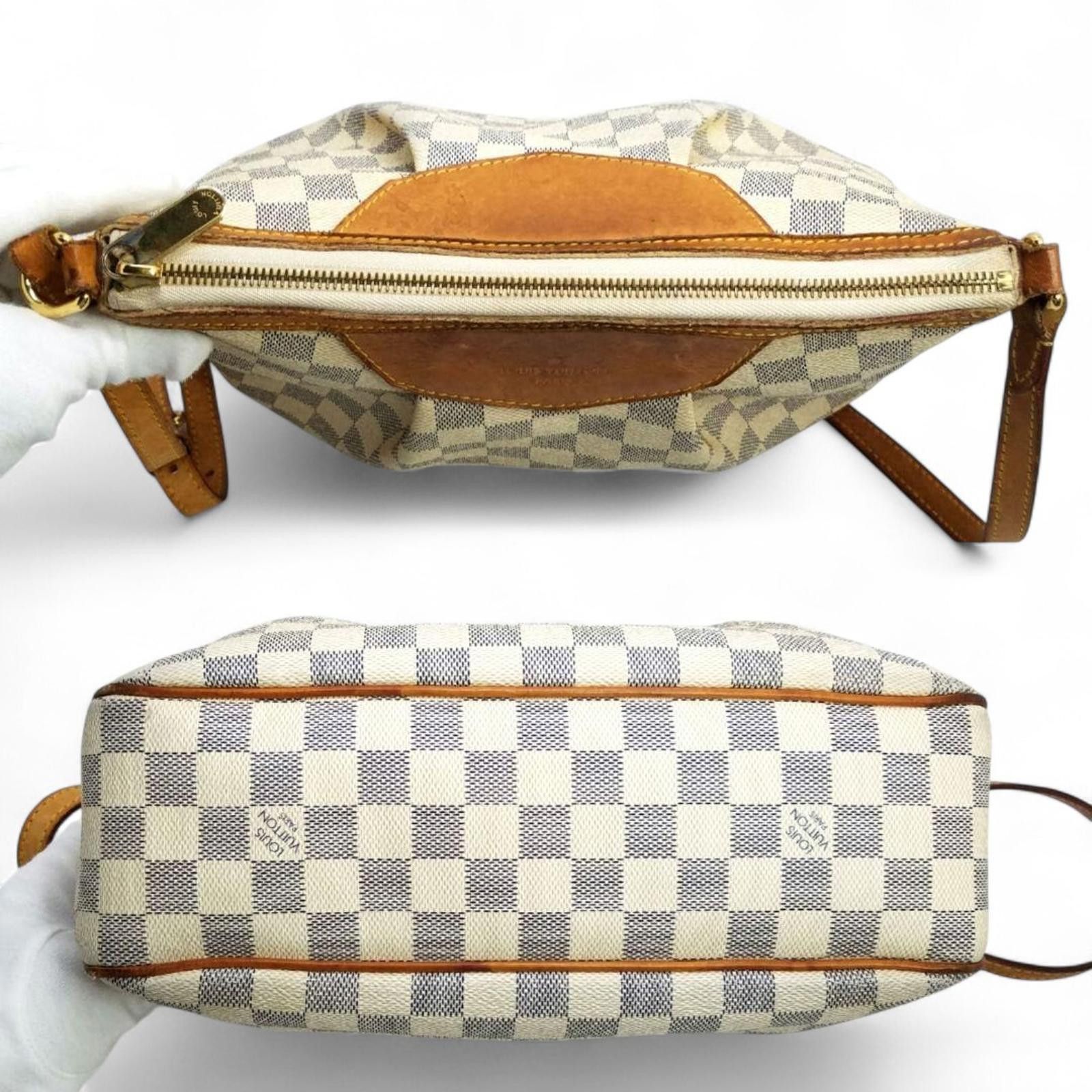 Louis Vuitton Louis Vuitton - Damier Azur Canvas Handbag Size ONE SIZE - 8 Thumbnail