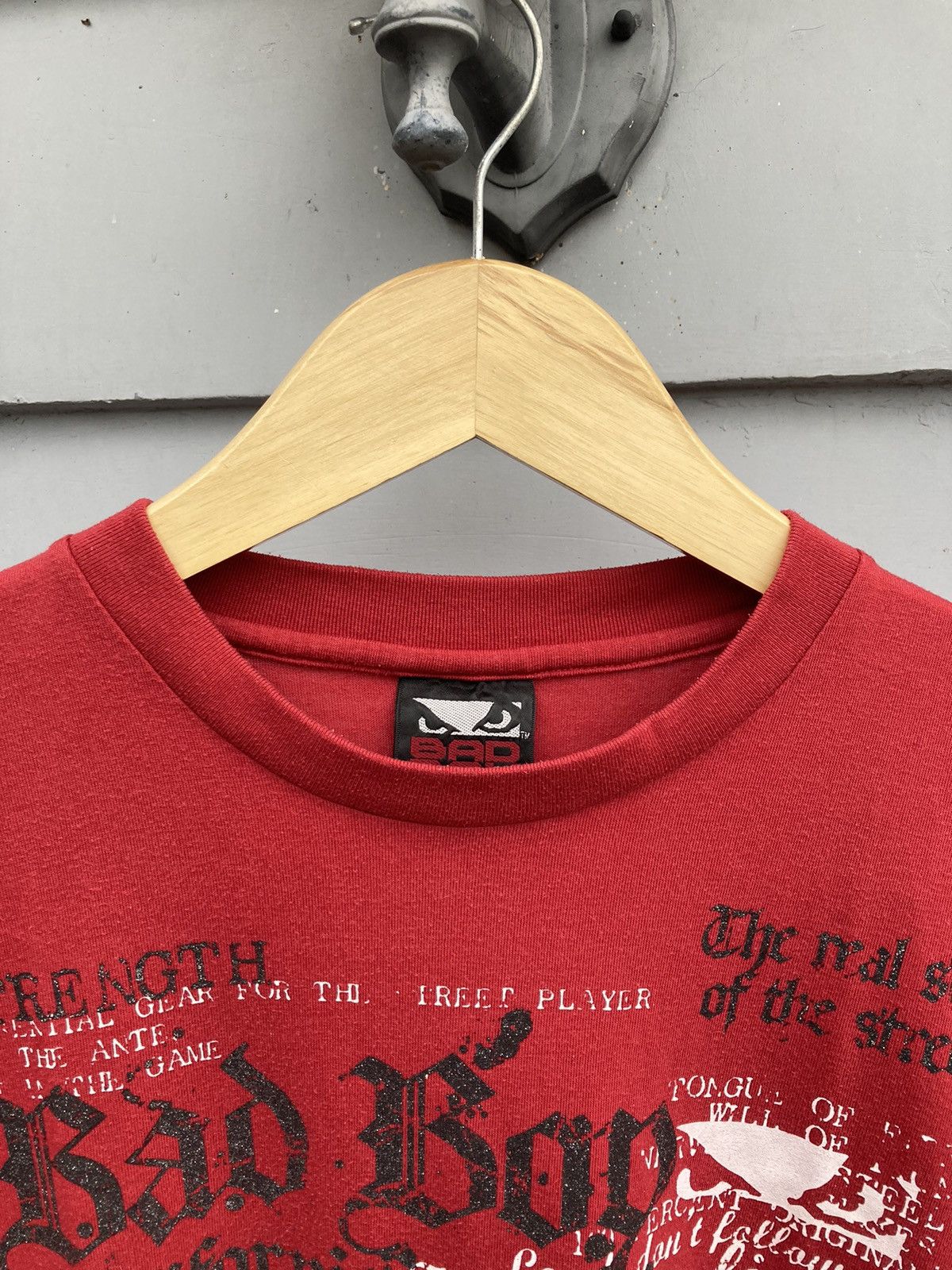 Japanese Brand Bad Boy Y2k Streetwear Poem Graphic Vintage Style T-shirt Size US XL / EU 56 / 4 - 2 Thumbnail