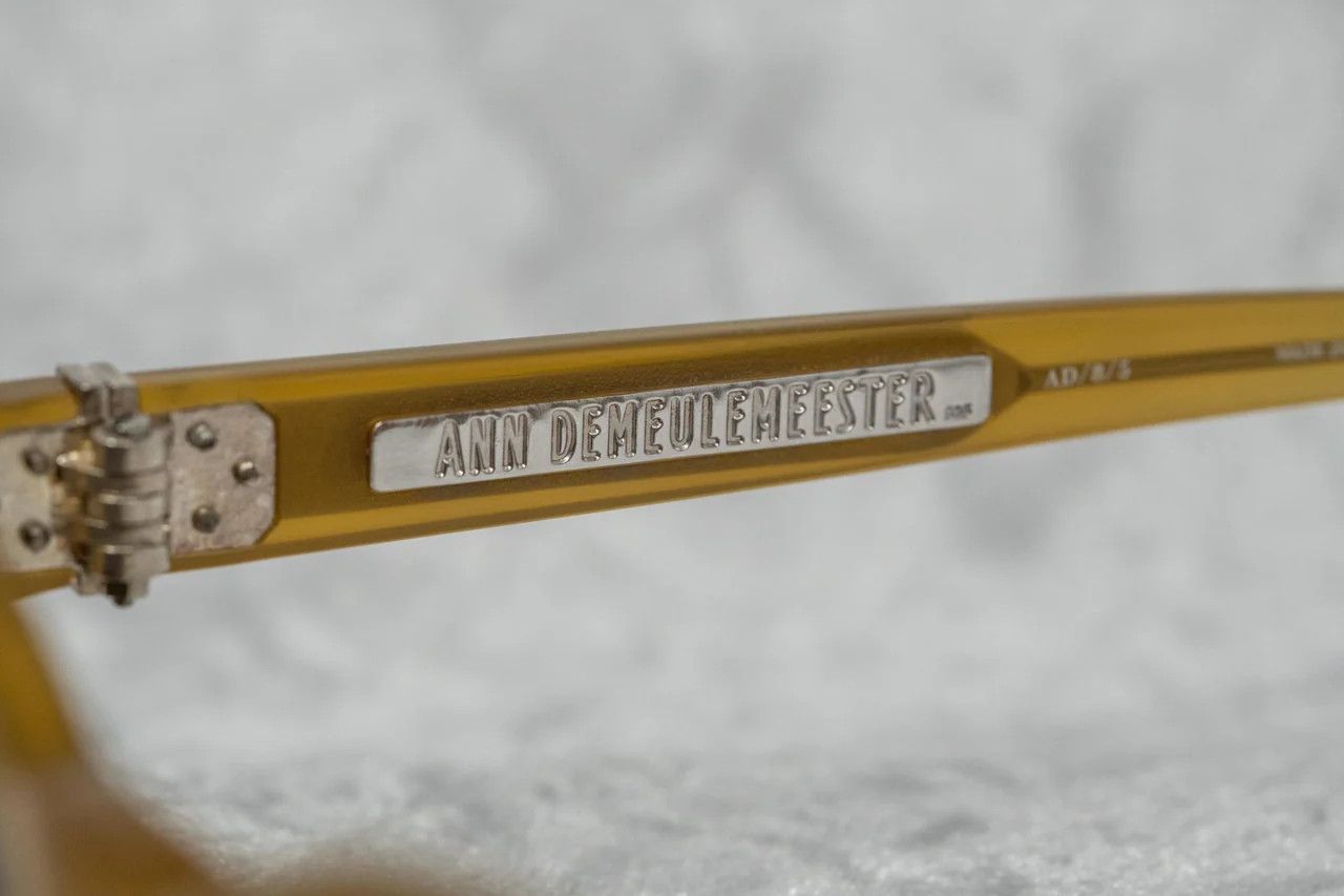 Ann Demeulemeester Ann Demeulemeester Sunglasses Oval Honey and Green Size ONE SIZE - 8 Thumbnail