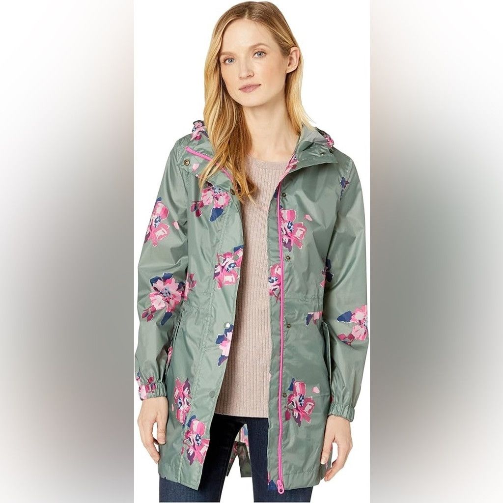 Other Joules Go Lightly Waterproof Packable Rain Jacket Size US 6 Size M / US 6-8 / IT 42-44 - 2 Thumbnail