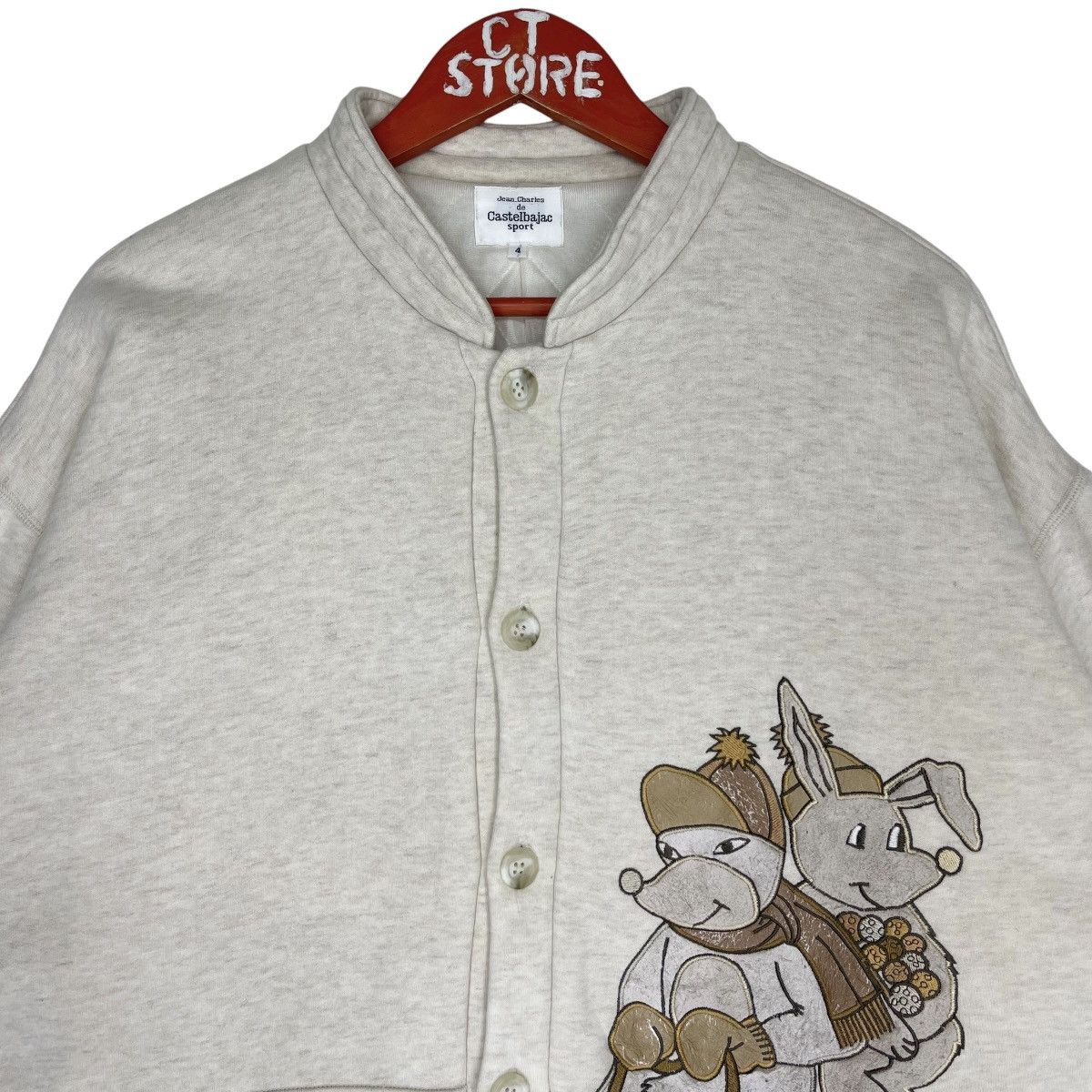 Jean Charles De Castelbajac × Vintage Vintage JC De Castelbajac The Champion Rat Button Jacket Size US L / EU 52-54 / 3 - 4 Thumbnail