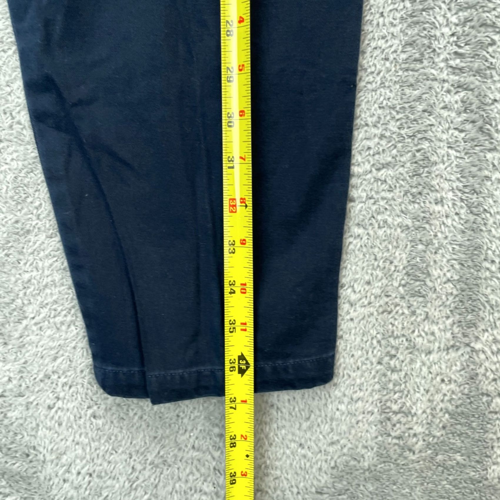 Ralph Lauren VINTAGE Lauren Ralph Lauren Pants Womens 8 Petite Blue Chino Cotton Tapered Leg Size 30" / US 8 / IT 44 - 6 Thumbnail