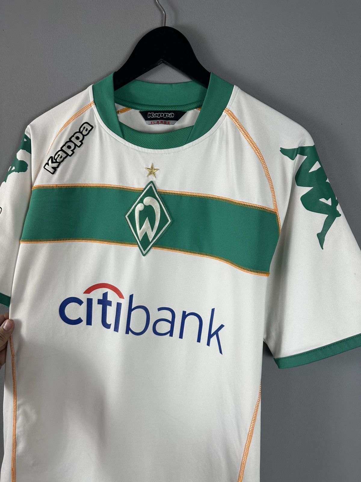 Kappa Werder Bremen 2008 Kappa Jersey Boenisch Size US XL / EU 56 / 4 - 3 Thumbnail