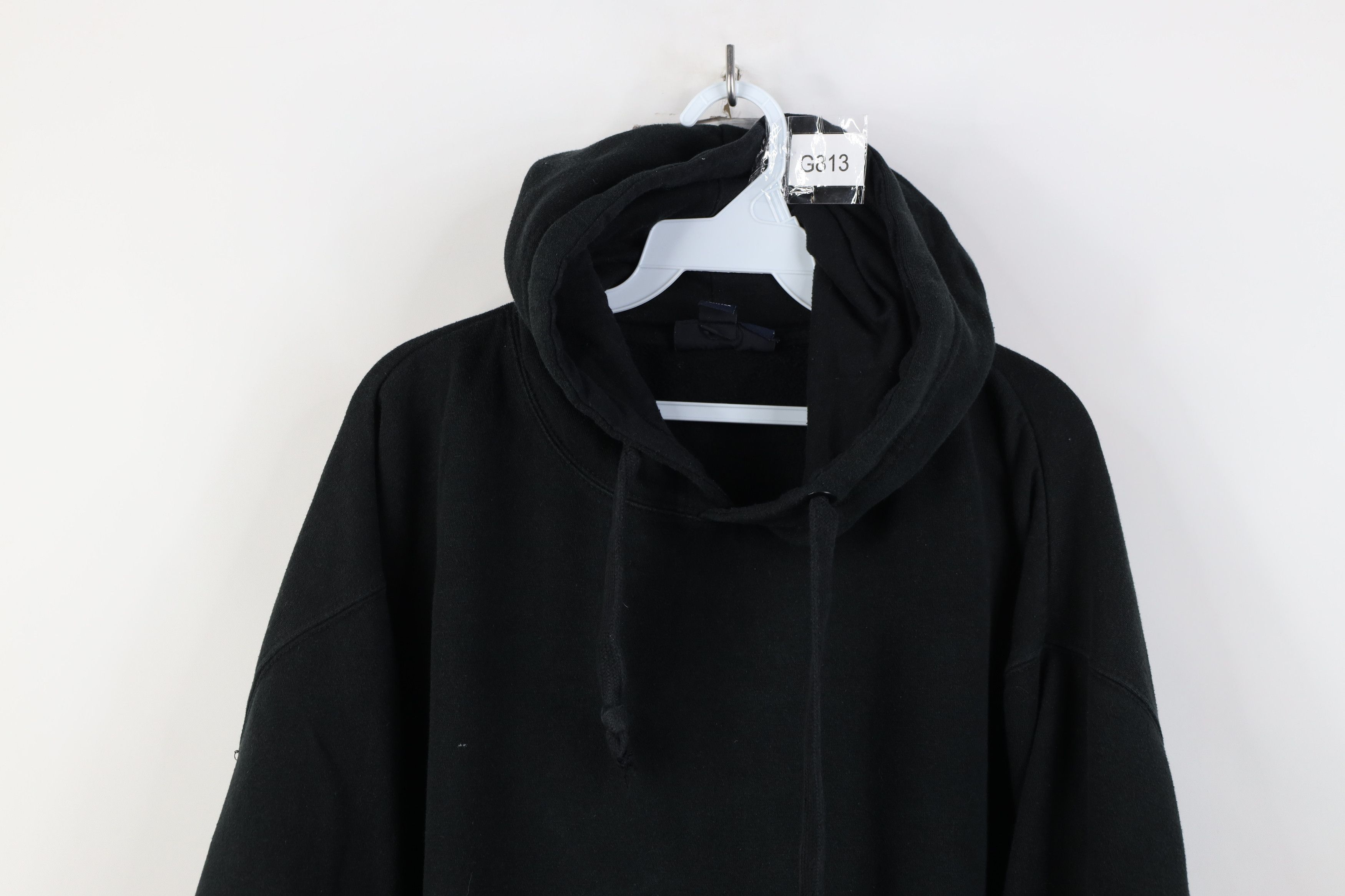 Vintage Vintage 90s Y2K Streetwear Striped Blank Hoodie Sweatshirt Size US XXL / EU 58 / 5 - 2 Thumbnail