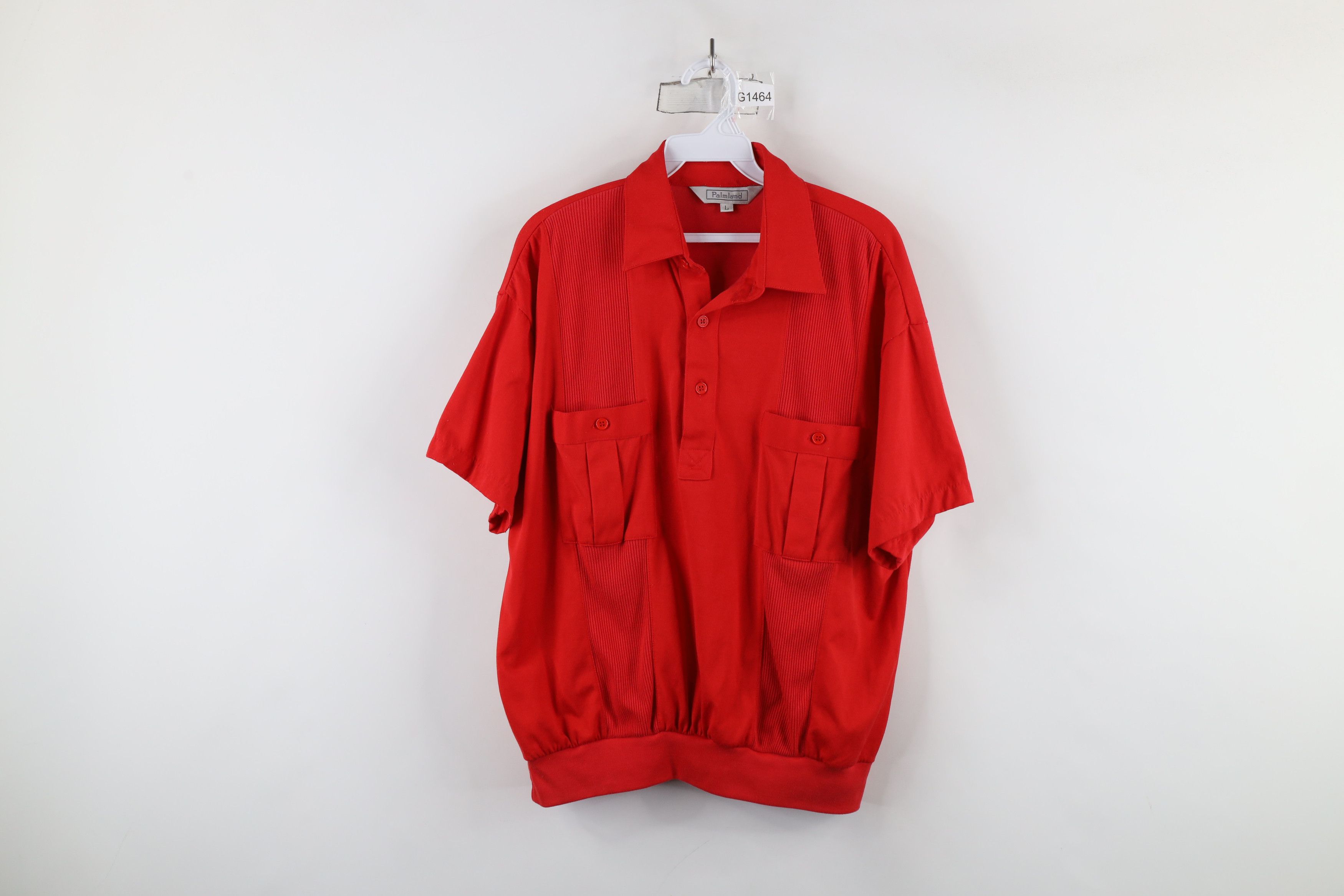 Vintage Vintage 90s Streetwear Collared Pullover Polo Shirt Mafia Size US L / EU 52-54 / 3 - 1 Thumbnail